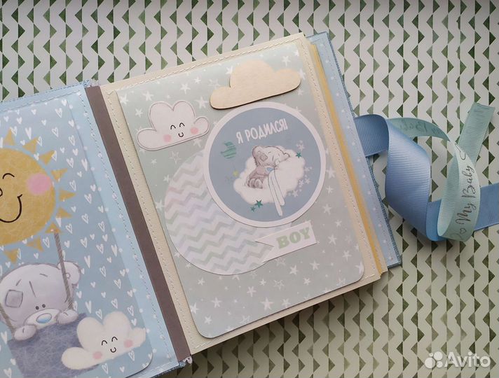 Фотоальбом ручной работы для мальчика