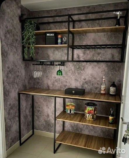 Уличная кухня в стиле лофт