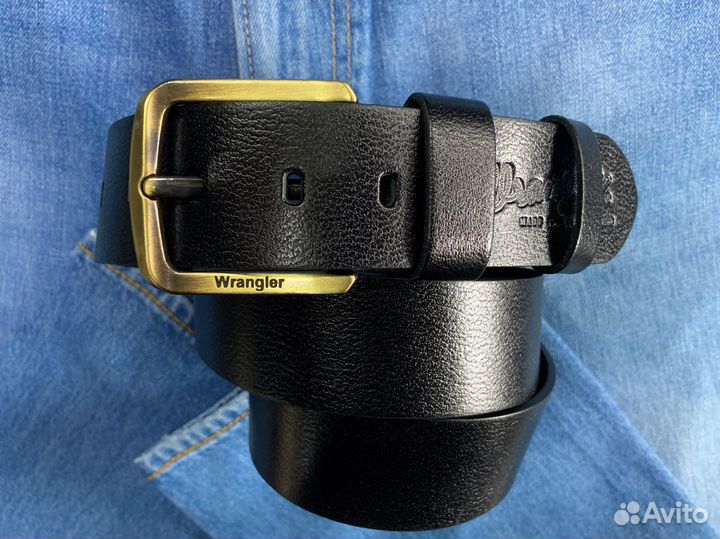 Ремень кожаный Wrangler