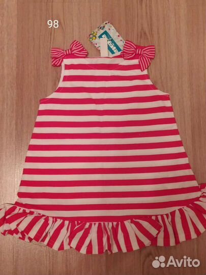 Летняя одежда на девочку 98-104, новая