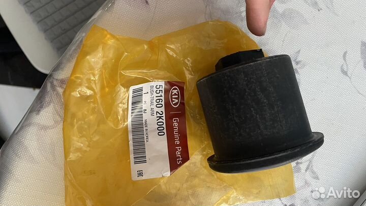 Сайлентблок задней балки 1шт solaris, rio, soul