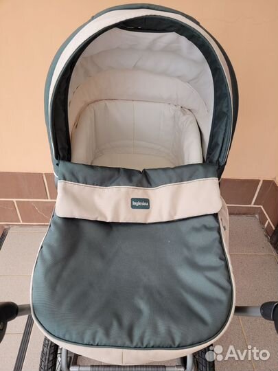 Коляска-люлька Inglesina Sofia тёмно-зелёная