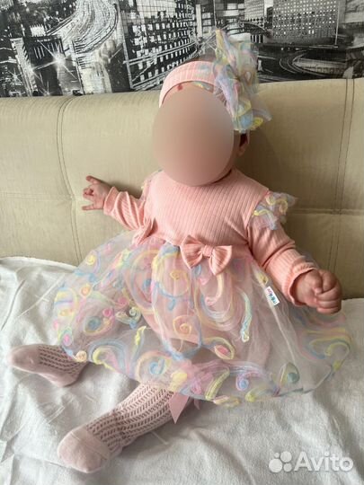 Платье для девочки 74