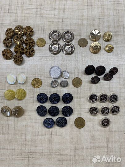 Запонки, пуговицы, украшения СССР