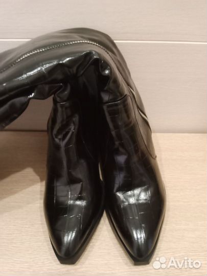 Зимние женские сапоги 38 ботфорты