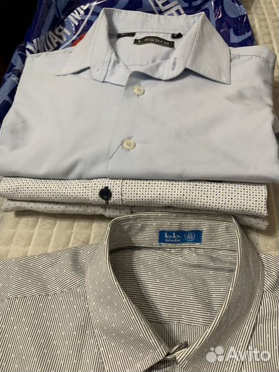 Рубашка школьная 158 Button Blue
