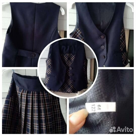 Школьная одежда для девочки 64х122.64х135