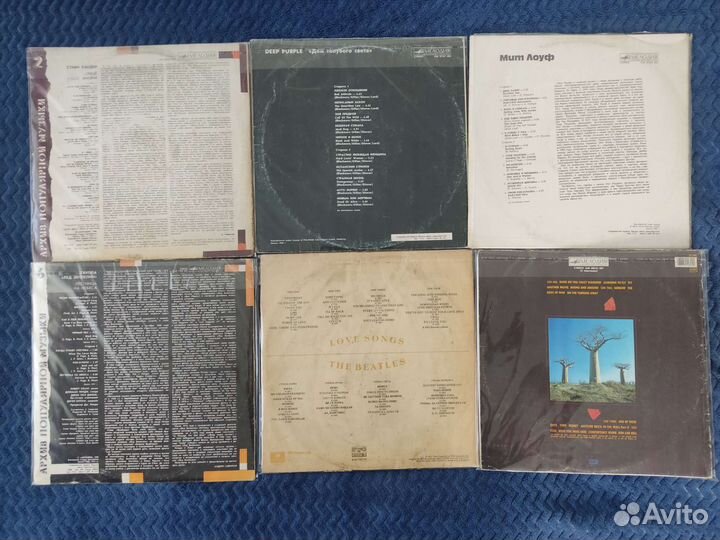 Виниловые пластинки зарубежный рок