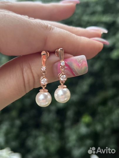 Серьги серебро 925