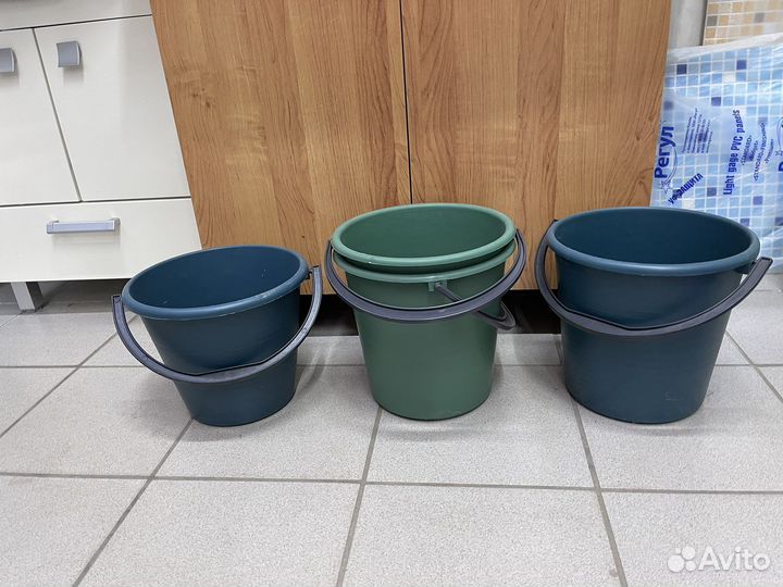 Таз, ведра, ковш