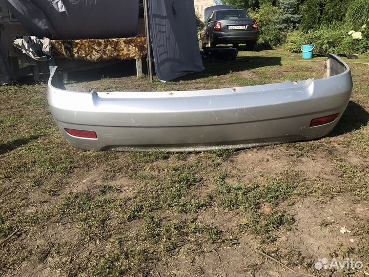 Задний бампер на priora седан