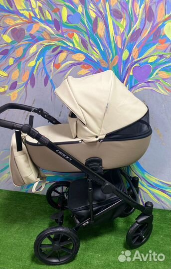 Коляска ozon Ecco (2 в 1) (riko basic) 25 слоновая