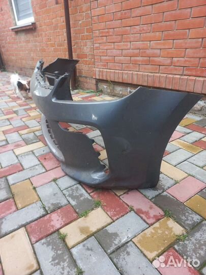 Передний бампер на kia rio 4