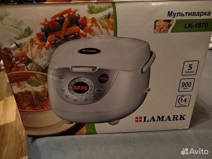 Мультиварка lamark LK-1670 (новая)
