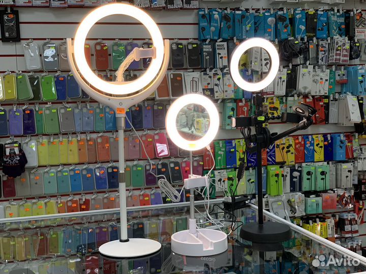 Кольцевые светодиодные лампы в ассортименте