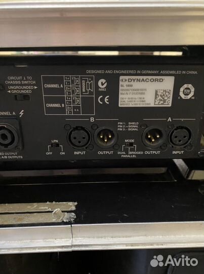 Dynacord 1800 усилитель