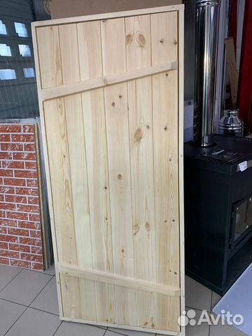 Дверь деревянная для бани