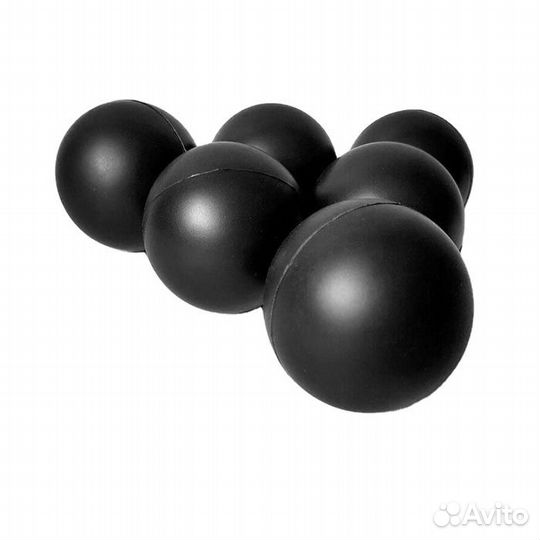 Мячик для метания 150 грамм диаметр 6 см резиновый