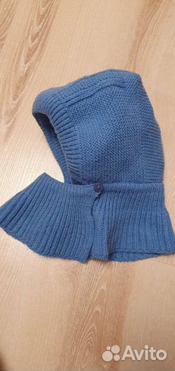 Зимняя шапка шлем для мальчика 40-42см