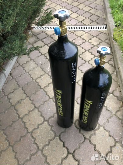 Баллон углекислота 5,10,20,40л(полуавтомат,пиво)