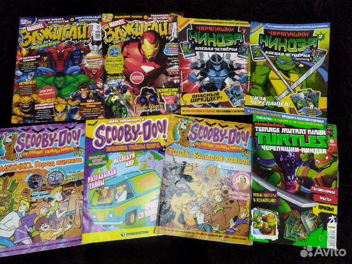 Комиксы человек паук черепашки ниндзя скуби ду