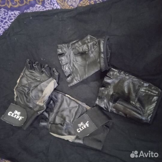 Перчатки без пальцев мужские