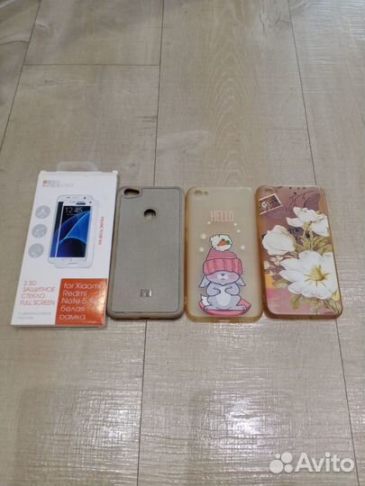 Бесплатно чехлы Redmi Note5A+стекло