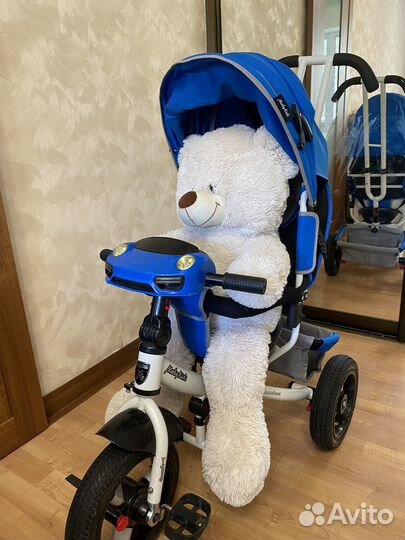 Велосипед коляска с ручкой