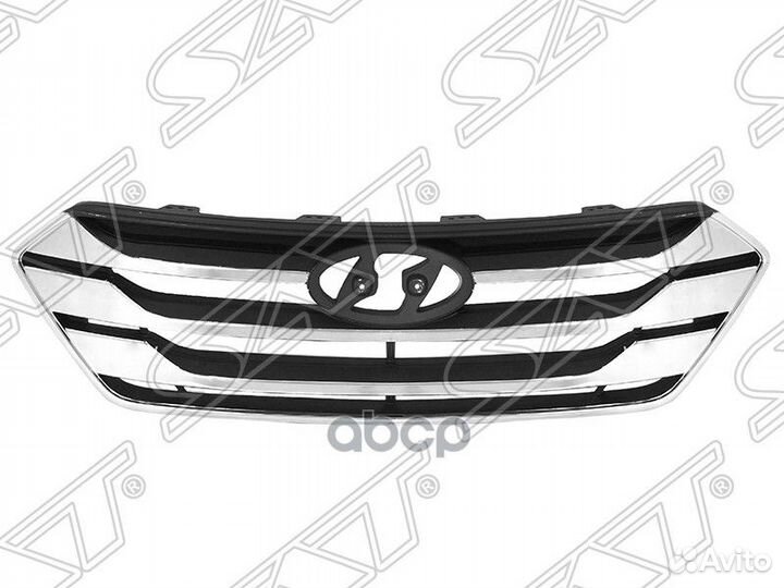 Решетка радиатора Hyundai Santa Fe 12-15