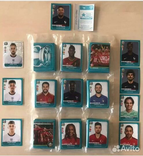 Panini euro 2020 no preview - полный сет