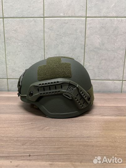 Военный шлем тактический класс защиты бр2 с ушами