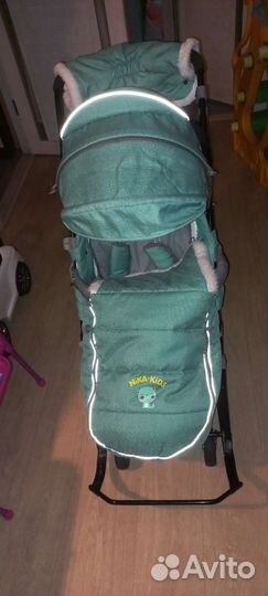 Детские санки коляска