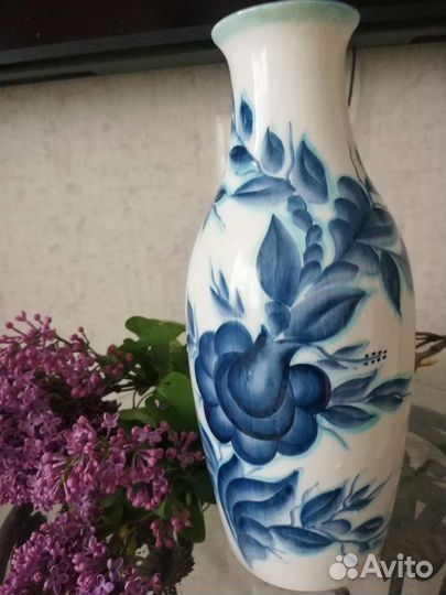 Ваза СССР под Гжель, завод Чайка