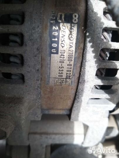 Генератор тойота аурис, королла e150