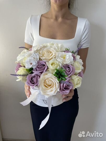 Букет из мыльных цветов