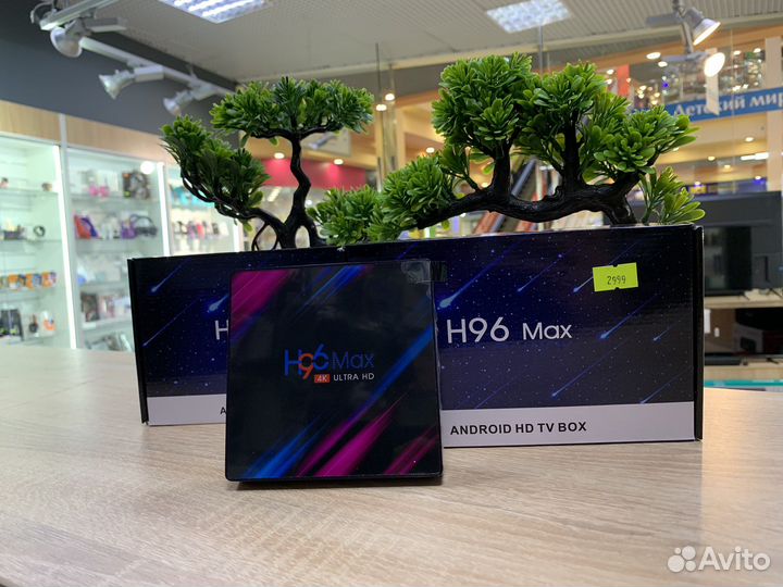 Smart TV приставка H96 Max(новая,гарантия)