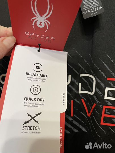 Спортивная футболка spyder active размер L