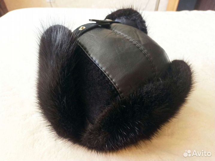 Меховая шапка для мальчика
