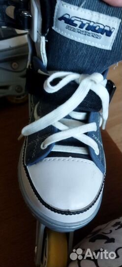 Роликовые коньки детские раздвижные