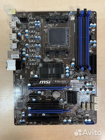 Материнская плата MSI 970A-G43 купить в Москве | Электроника | Авито
