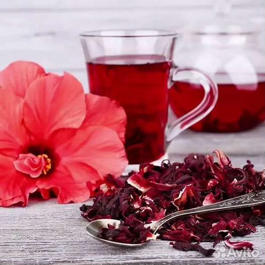 Чай Каркаде Королевский оптом мешок 20 кг