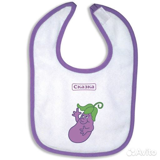 Нагрудник Сказка на липучке 119х160 мм (3 шт.)