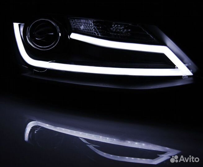 VW Jetta 6 11-19 Фары Tube light черные