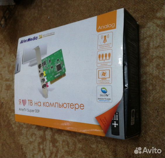 TV- и FM-тюнер avertv Super 009 + 3D очки