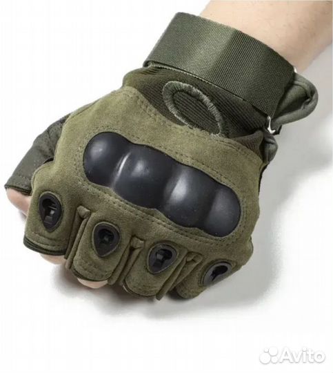 Перчатки тактические беспалые
