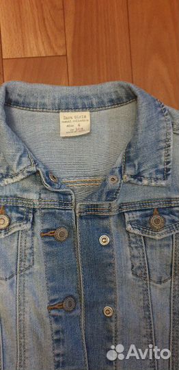 Zara куртка джинсовая