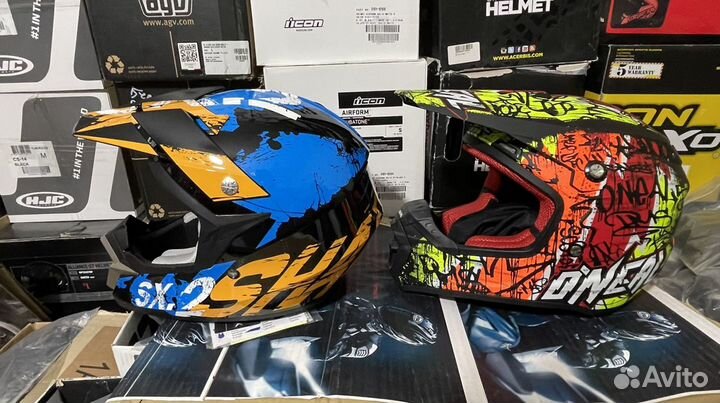 Шлем кроссовый shark oneal размер М