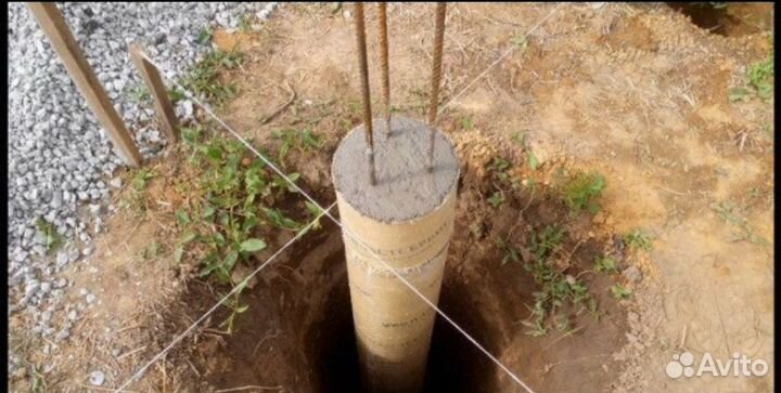 Опалубка для буронабивных свай