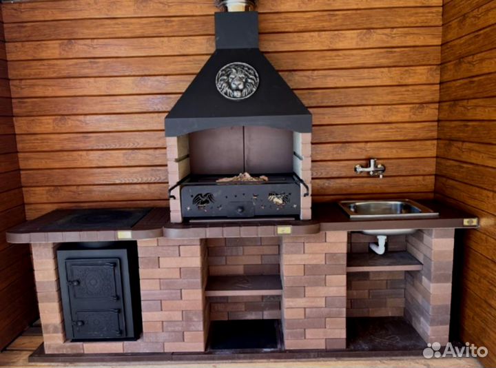 Модульные комплексы Барбекю. Мангал. Печь под Каза