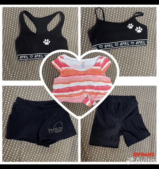 Одежда для спорта / гимнастики для девочки